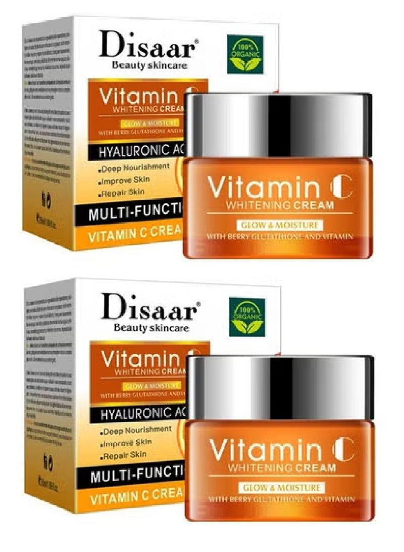 ديسار قطعتين من فيتامين سي كريم التبييض للعناية بالبشرة 50 مل - Image 1