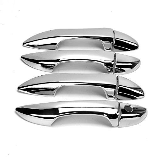 Dreamseek 8Pcs 4 Door Handle Cover Compatible with Toyota Corolla Sedan 2014 2015 2016 2017 2018 2019 Exterior ABS Molding Protector Trim (Chrome Plated) - Image 1