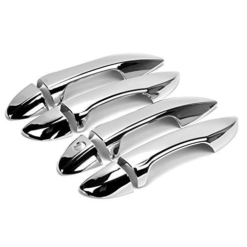 Dreamseek 8Pcs 4 Door Handle Cover Compatible with Toyota Corolla Sedan 2014 2015 2016 2017 2018 2019 Exterior ABS Molding Protector Trim (Chrome Plated) - Image 2