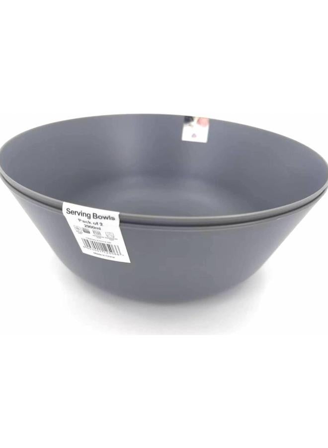 أوركيد طقم من 2 - وعاء تقديم 2900 مل - Image 1