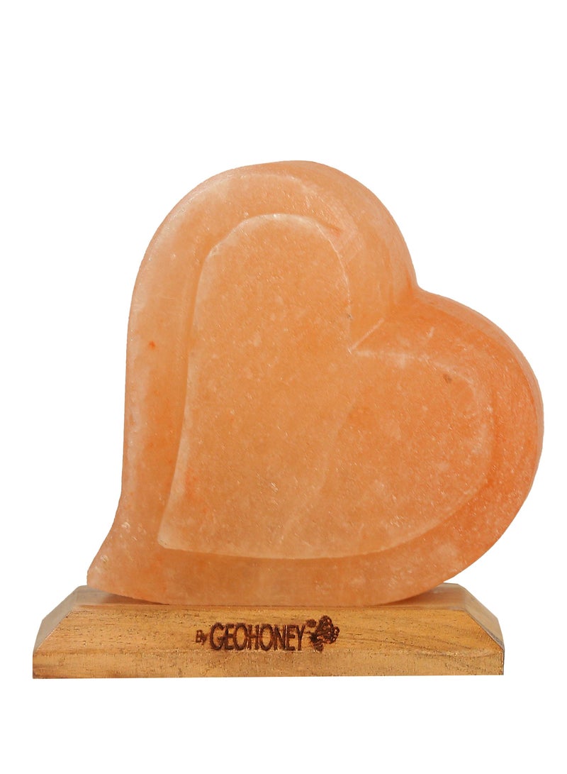 Geohoney - Himalayan Salt Lamp Heart Shape - Image 2
