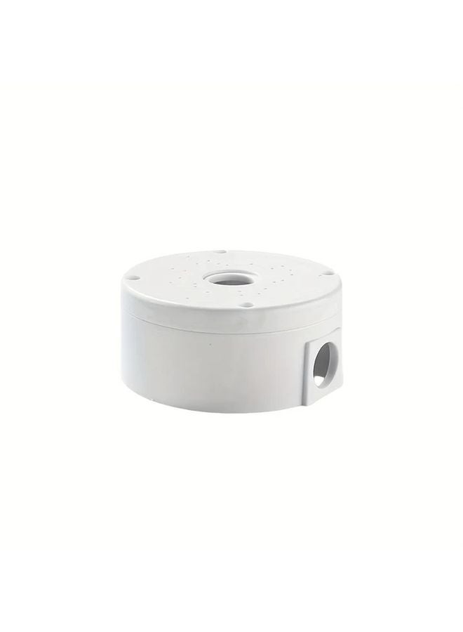 White Universal Aluminum Junction Box Mount Bracket For Bullet Security Camera Solar Panel - Image 5