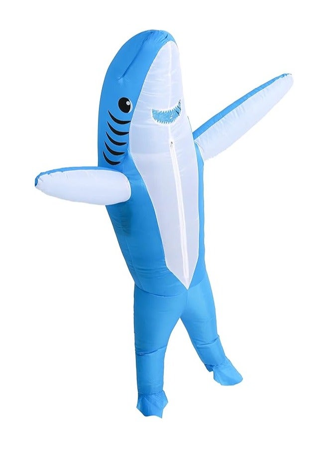 Adults Inflatable Halloween Costumes Blow Up Shark Costume for Halloween, Birthday Gift Cos Play Party - Image 5