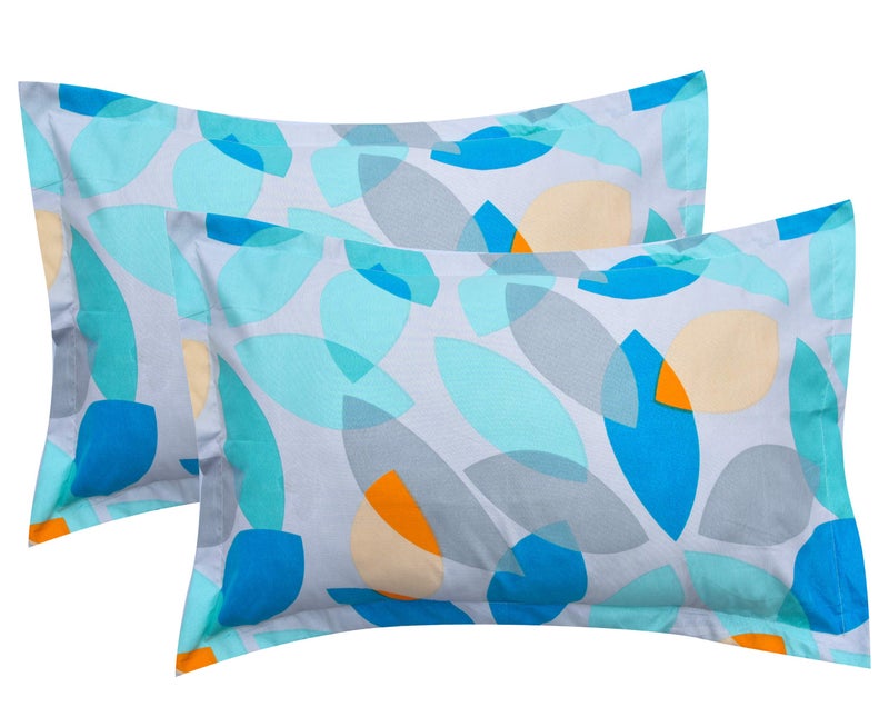 RRC Super Soft Brushed Microfiber Cotton Printed Pillow Covers,Pack of 2,17X27(Inches) 43X63(CM) Pilllow Covers - Image 1