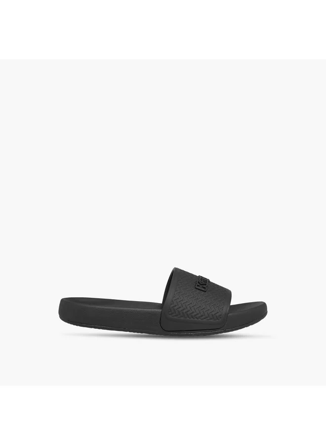كابا Women's Logo Embossed Flip Flops