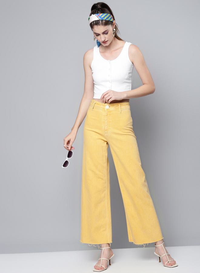 ساسافراس بلوزة قصيرة بلا اكمام مع تفاصيل مضلعة - Image 4