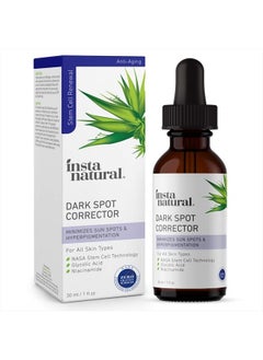 Dark Spot Corrector & Remover - Brightening Serum for Face & Body Made With Glycolic Acid & Niacinamide - Improve Skin Discoloration, Hyperpigmentation, Scars, Tone, Sun & Age Spot Repair - 1 oz