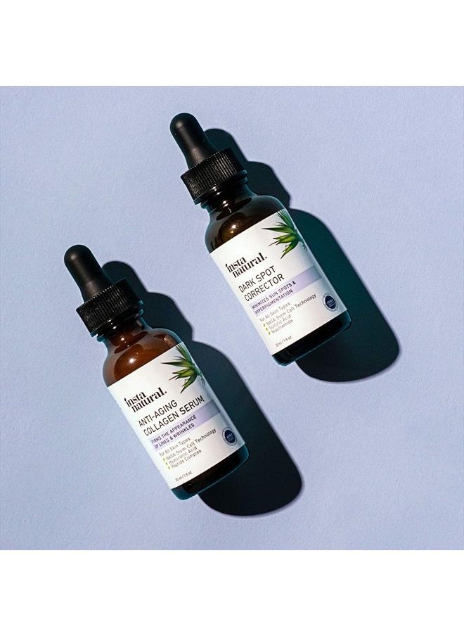 Instanatural - Dark Spot Corrector & Remover - Brightening Serum for Face & Body Made With Glycolic Acid & Niacinamide - Improve Skin Discoloration, Hyperpigmentation, Scars, Tone, Sun & Age Spot Repair - 1 oz - Image 1