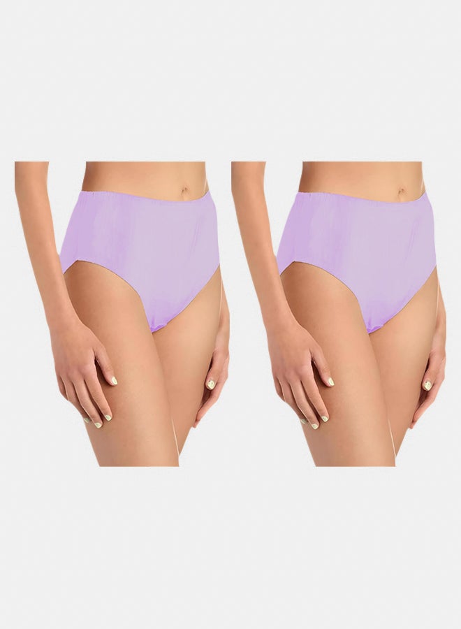 Dahab Cotton Set Of 2 Pieces Plain Brief For Women - Image 1