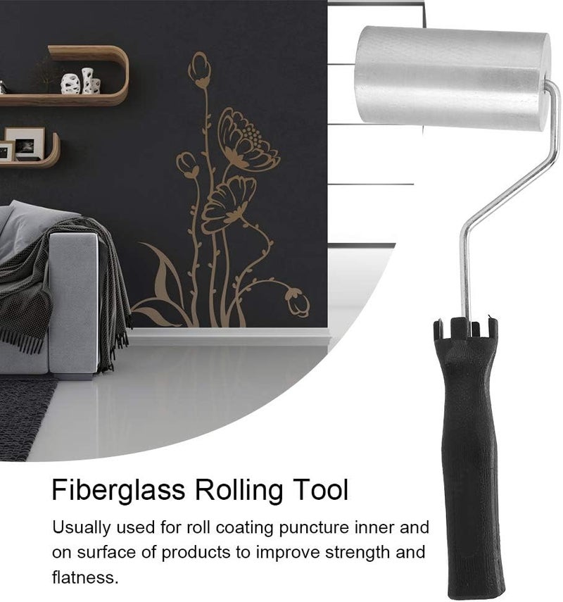 Fiberglass Laminating Roller Aluminum Alloy Cylinder High Hardness Resistance Rolling Tool for FRP Industrial Production Diameter 50x100mm - Image 2