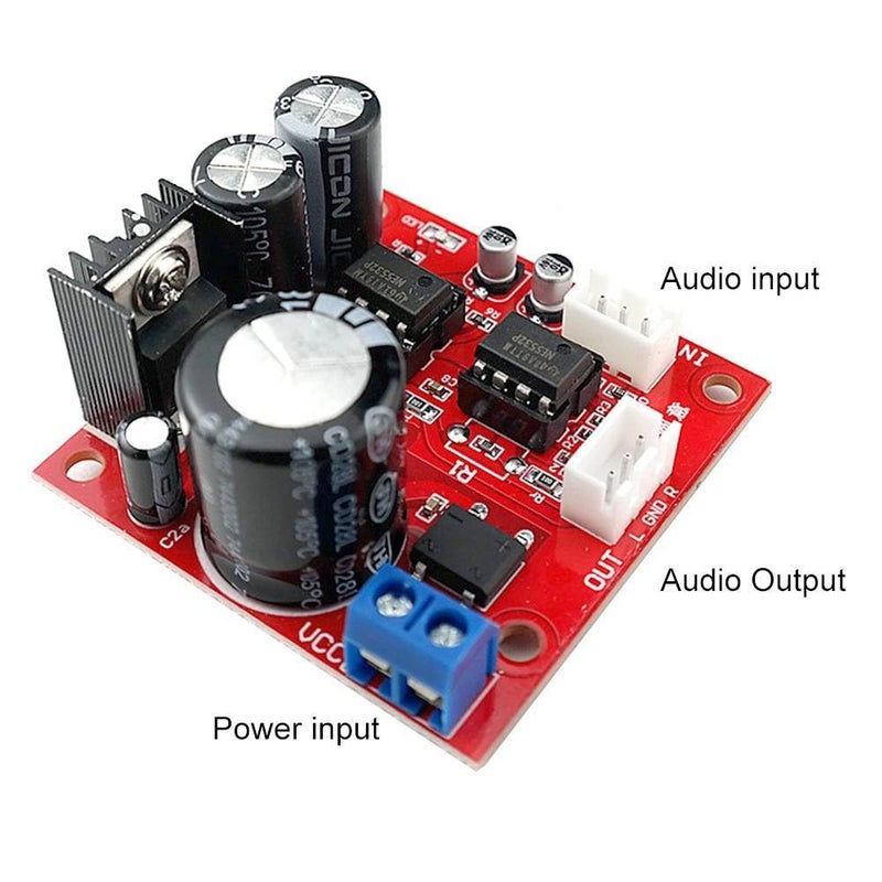 Dual NE5532 Preamp Board Module Single Power Supply Op Amp Audio Preamplifier - Image 3