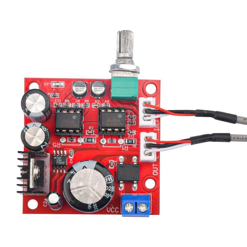 Dual NE5532 Preamp Board Module Single Power Supply Op Amp Audio Preamplifier - Image 5