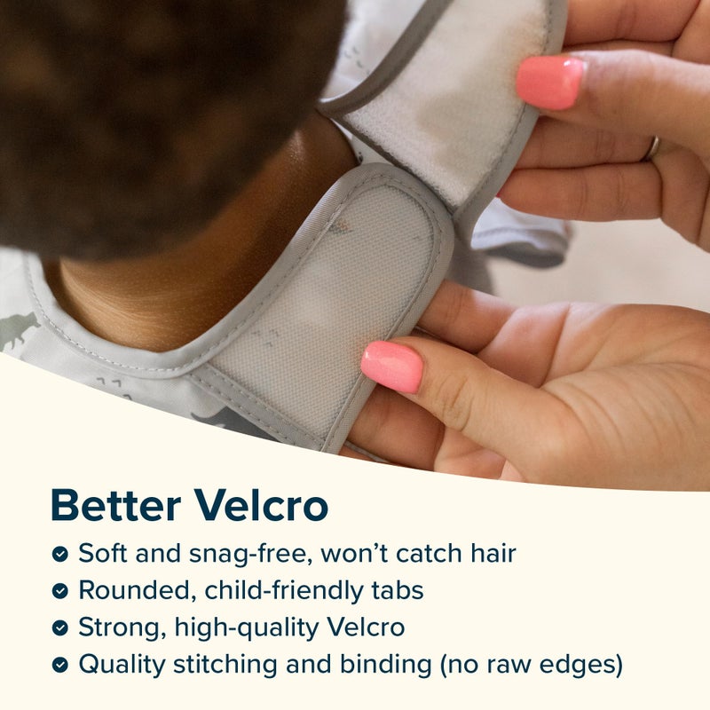 Tiny Twinkle Long Sleeve Bib for Babies & Toddlers | Waterproof Smock Bib for Eating | Machine Washable & Mess-Proof Feeding Essentials | Newborn Shower Gift (Floral Pop, 6â€“24M) - Image 5