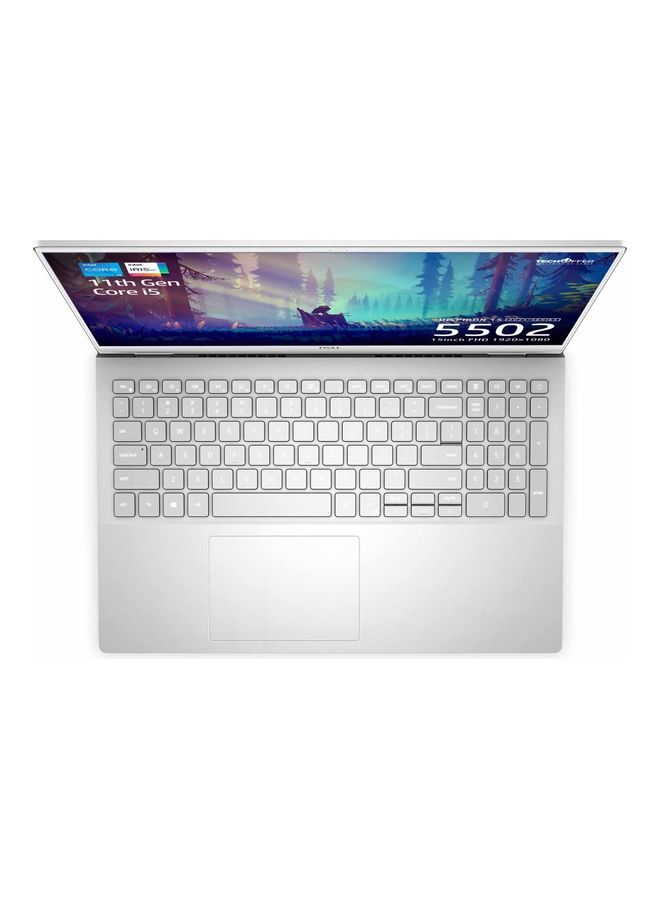 DELL Inspiron 5502 (Upgraded Version) Laptop With 15.6-Inch Full HD Display, 11th Gen Core i5 Processor/8GB RAM/256GB SSD/Intel Iris Xe Graphics/Windows 10 /International Version English Silver - Image 4