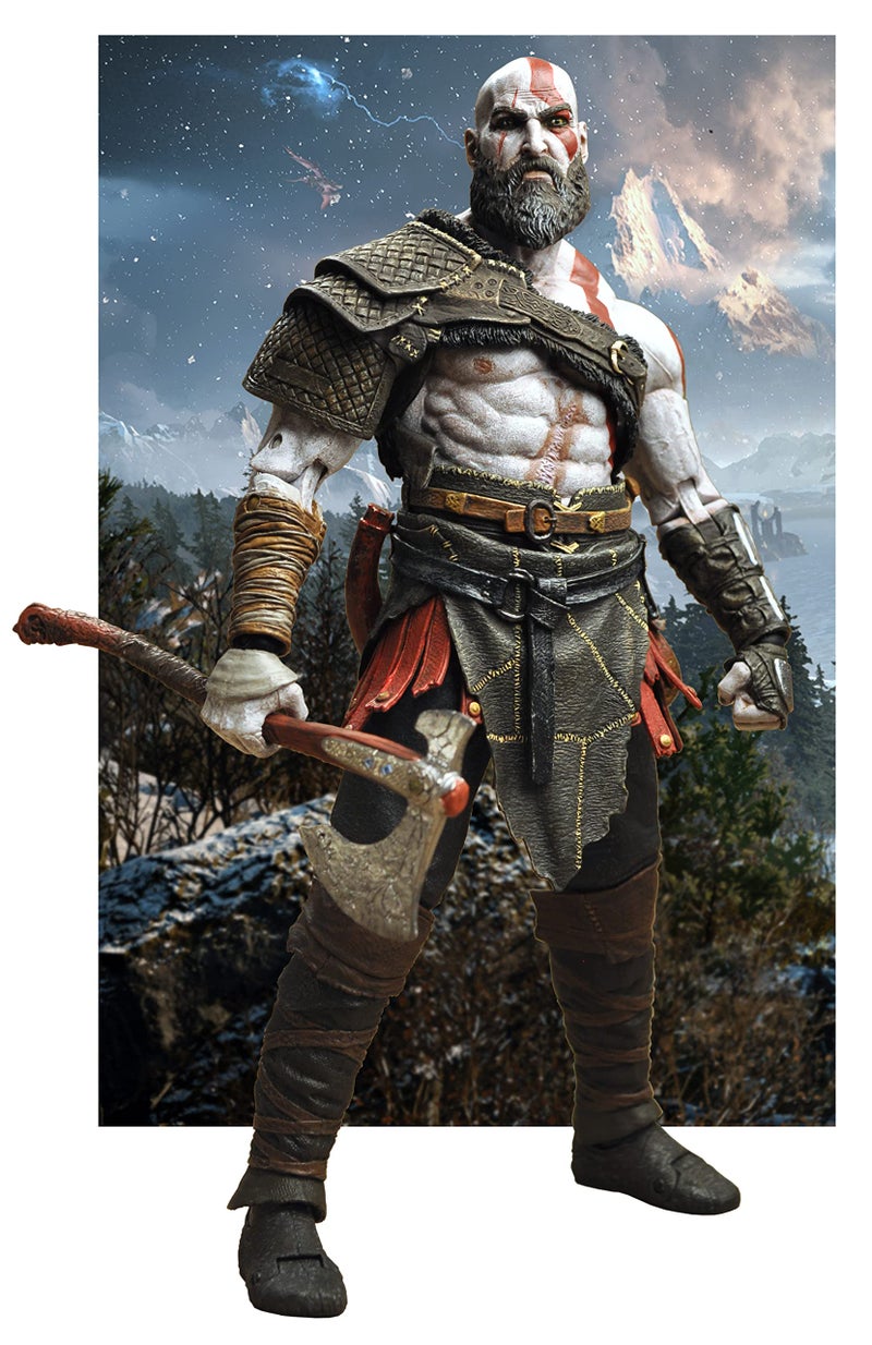 NECA God of War (2018) - 7" Scale Action Figure - Kratos - Image 2