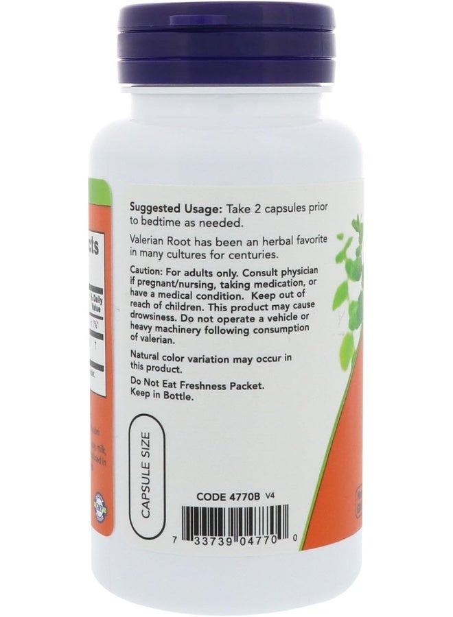 NOW Foods Valerian Root - 500mg, 100 Count - Image 3
