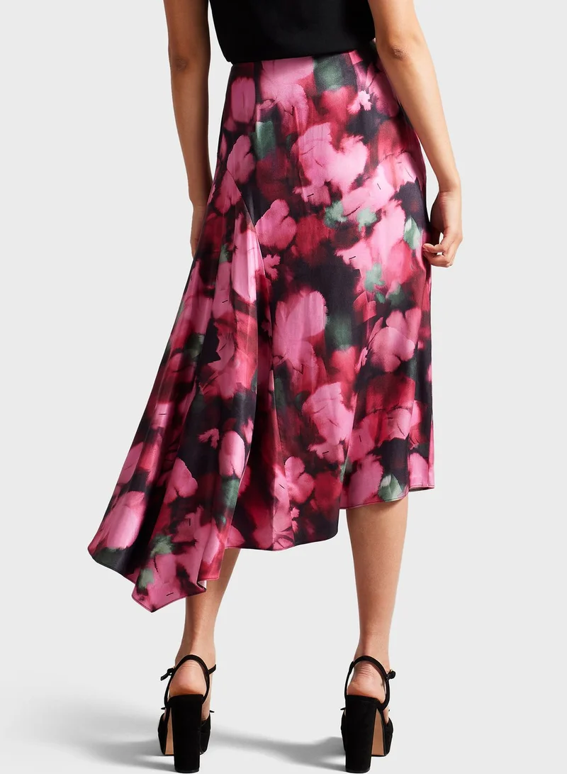 Ted Baker High Waist Printed Skirt