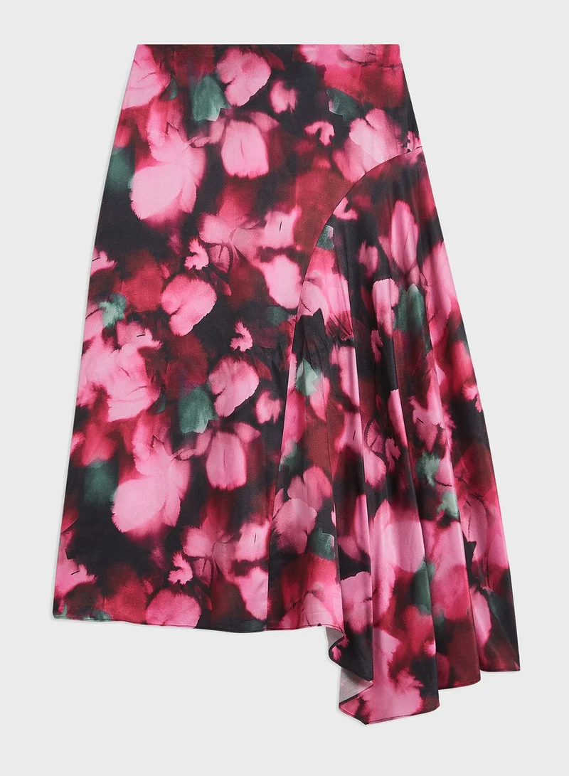 Ted Baker High Waist Printed Skirt