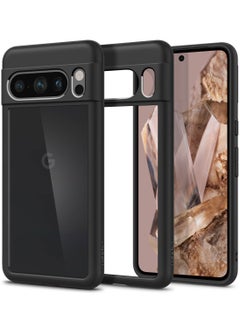 Spigen غطاء حماية Ultra Hybrid لهاتف Google Pixel 8 Pro - أسود غير لامع 