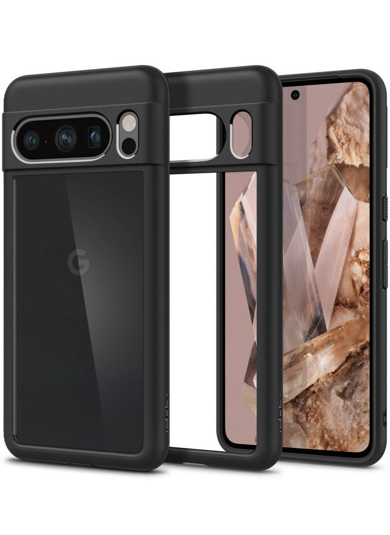 Spigen - غطاء حماية Ultra Hybrid لهاتف Google Pixel 8 Pro - أسود غير لامع - Image 1