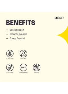 BOLDFIT Boldfit Vitamin D Supplement Vitamin D3 K2 MK7 & Vitamin B12 Supplement for Men & Women Energy Support, Bone Health, Immune Support, Daily Vitamin D Supplement for Wellness -120 Veg Tablets  - Image 4
