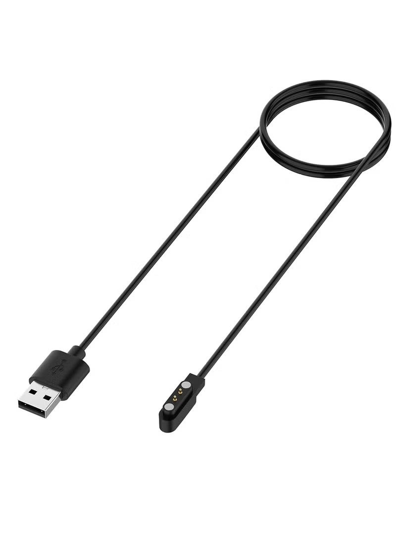 Compatible with CMF Watch Pro(D395) USB Charging Cable with Magnetic Charger Replacement Charging Dock Compatible with CMF Watch Pro2 Accessories (Black) - Image 2