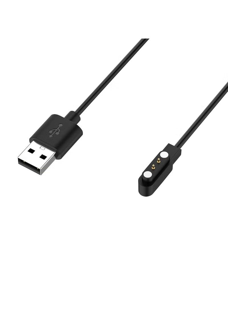Compatible with CMF Watch Pro(D395) USB Charging Cable with Magnetic Charger Replacement Charging Dock Compatible with CMF Watch Pro2 Accessories (Black) - Image 3