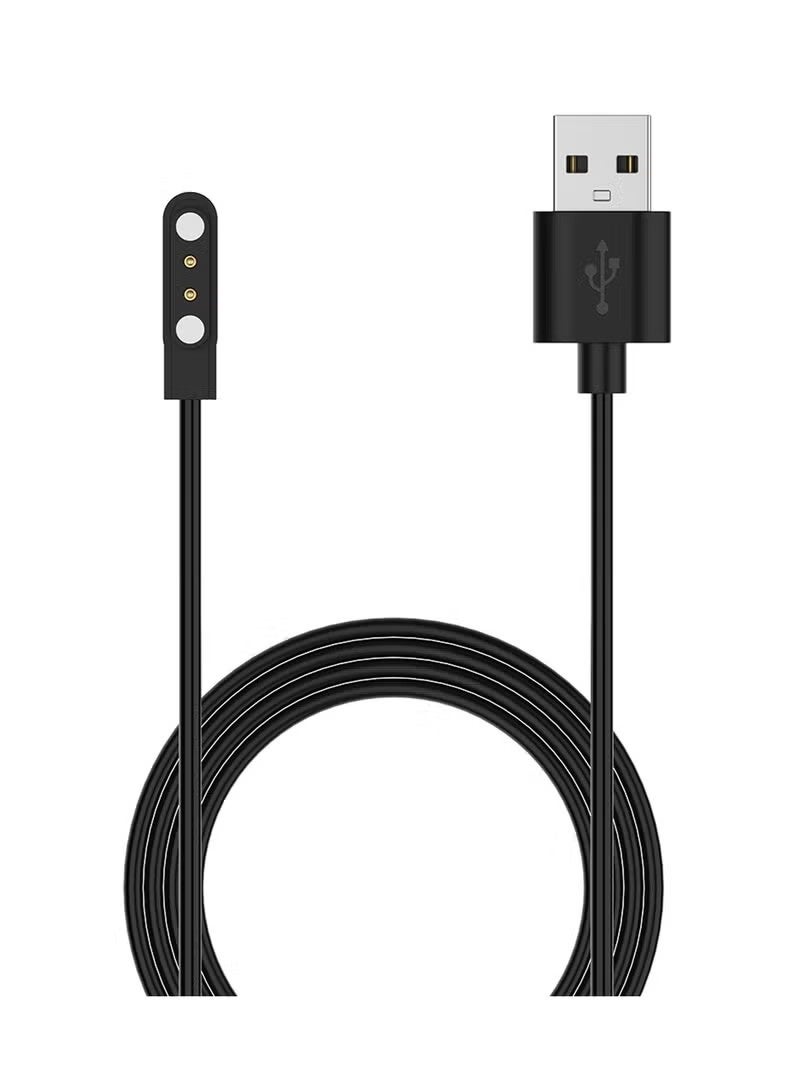 Compatible with CMF Watch Pro(D395) USB Charging Cable with Magnetic Charger Replacement Charging Dock Compatible with CMF Watch Pro2 Accessories (Black) - Image 4