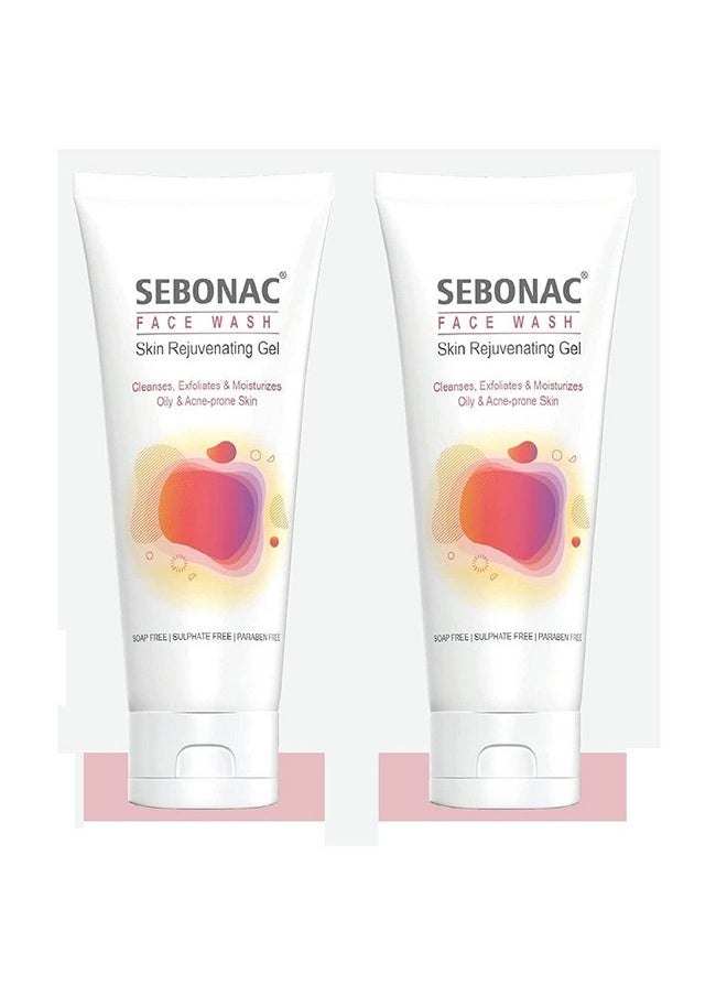 BREEMETIC New Sebonec Facewash Skin Rejuvenating Face Gel (Pack Of 2 * 75Gm)  - Image 4