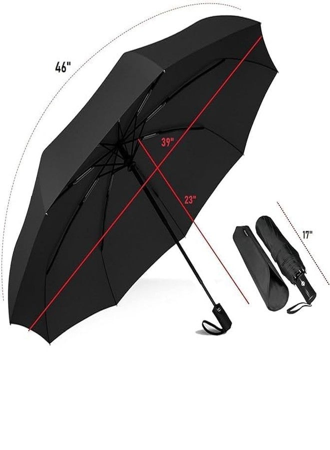 Maraxis Windproof Folding Umbrella, Compact & Lightweight, Automatic Open Close For Rain And Sun Protection, Waterproof & Portable for Men & Women (UV) - Image 2