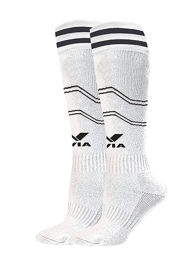 Nivia Rabona Football Stockings | Size: Large | Polyester Blend | for Men & Boys | Knee Length long Socks | For Football Soccer & Other Sports  - Image 1