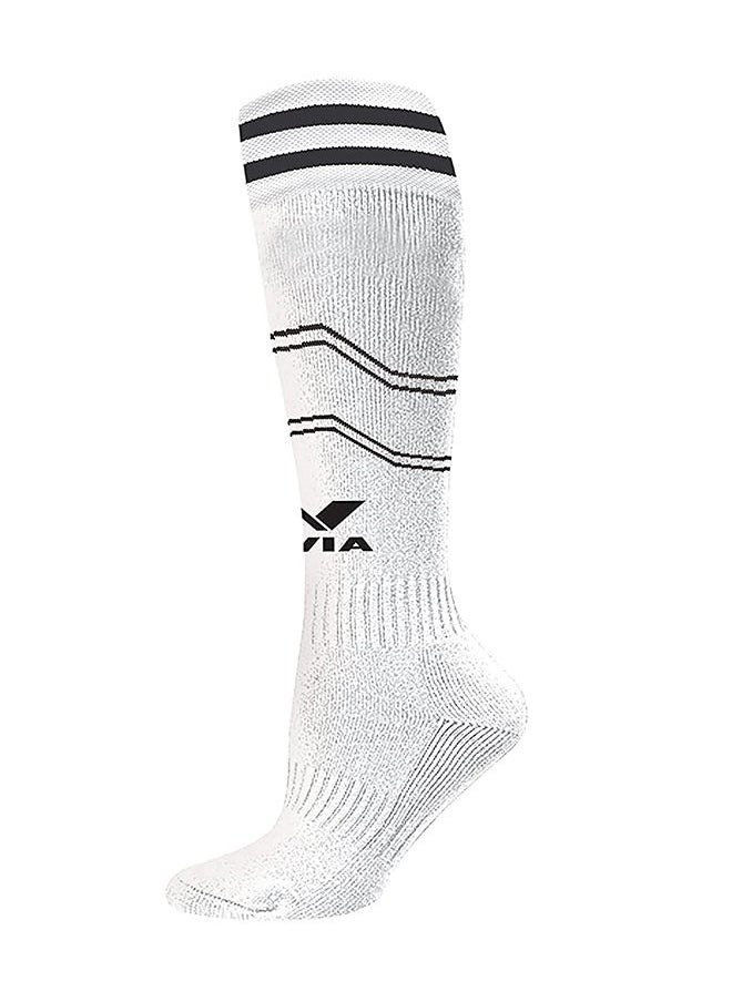 Nivia Rabona Football Stockings | Size: Large | Polyester Blend | for Men & Boys | Knee Length long Socks | For Football Soccer & Other Sports  - Image 2