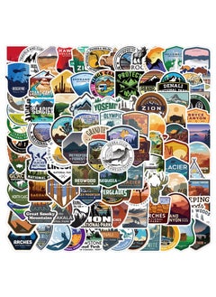 100 pieces non-infringement National Park graffiti stickers personalized decoration computer luggage waterproof diy stickers wholesale