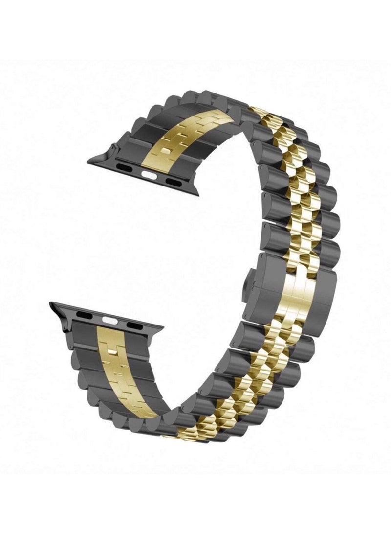 ELTRAZONE Replacement Band Compatible with Apple Watch 41mm / 40mm / 38mm, Stainless Steel Solid Strap Metal Bracelet for Apple Watch Series 7 6 5 4 3 2 SE - Image 2