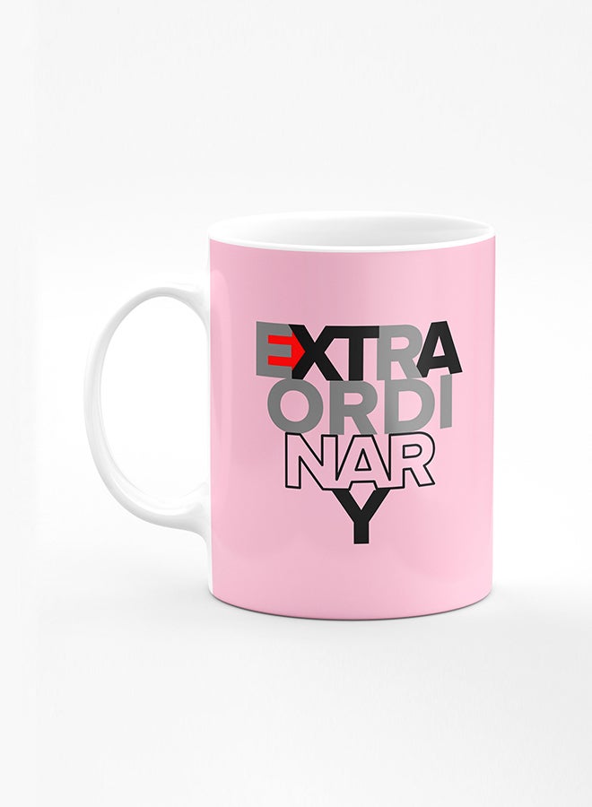 Stylizedd Designer Printed Coffee Mug with Heavy Duty Handle 11oz Ceramic Personalised Gift Mugs Cup [Microwave Safe & Dishwasher Proof] - Extraordinary - Image 1