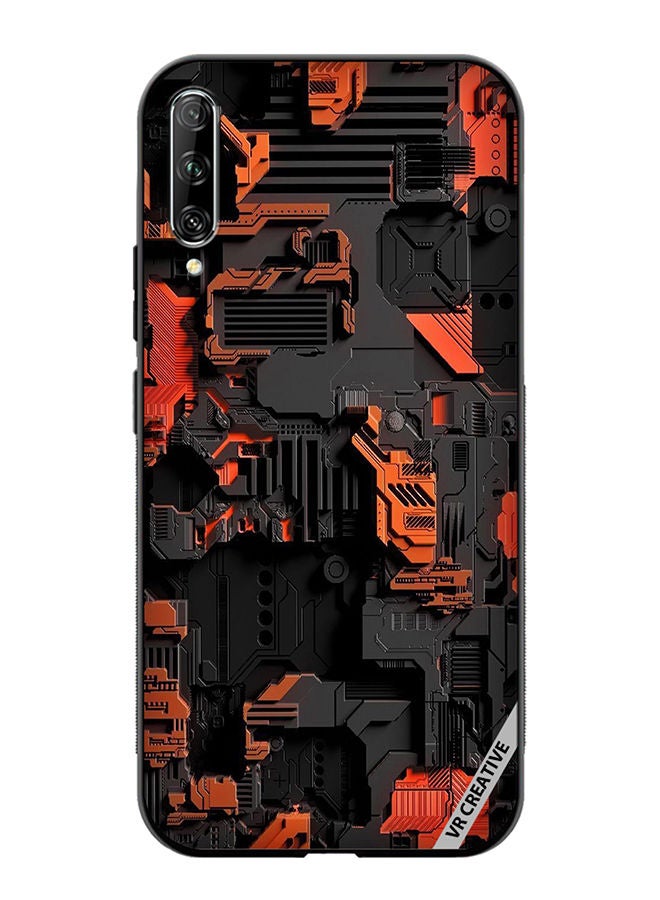 VR CREATIVE Protective Case Cover For Huawei Nova Y9S Circuit Design Multicolour - Image 1