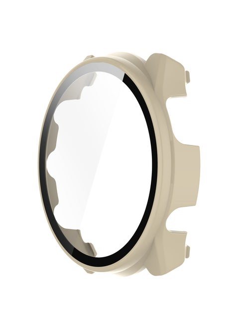 Forerunner 965 Protective Case with Tempered Film Ivory White
