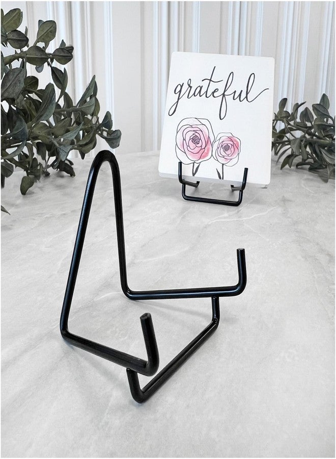 Bard's Black Wire Easel Stand, 2" H x 2.5" W x 2.5" D, Pack of 2 - Image 2