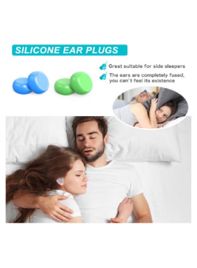 Generic Ear Plugs for Sleep and Swimming 8 Pairs Of Reusable Silicone Molded Noise Canceling Ear Plugs  - Image 5