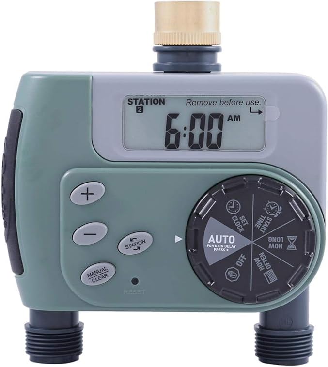 Orbit Buddy Double Port Digital Tap Garden Automatic Water Timer Irrigation Controller - Image 1