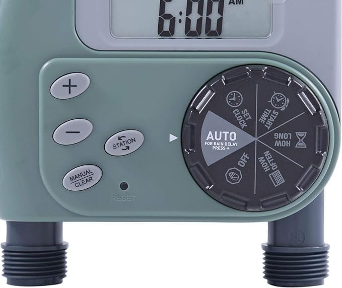 Orbit Buddy Double Port Digital Tap Garden Automatic Water Timer Irrigation Controller - Image 5