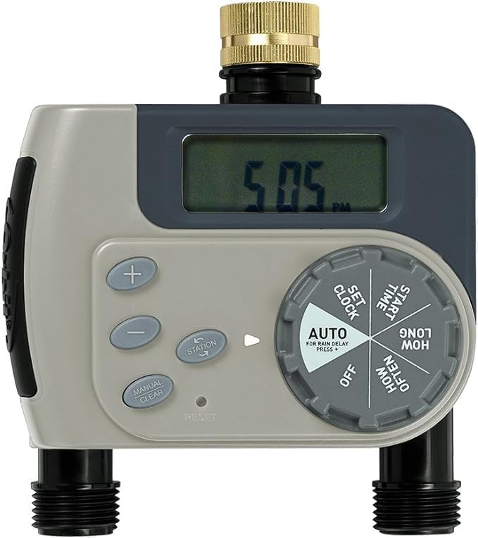 Orbit Buddy Double Port Digital Tap Garden Automatic Water Timer Irrigation Controller - Image 2