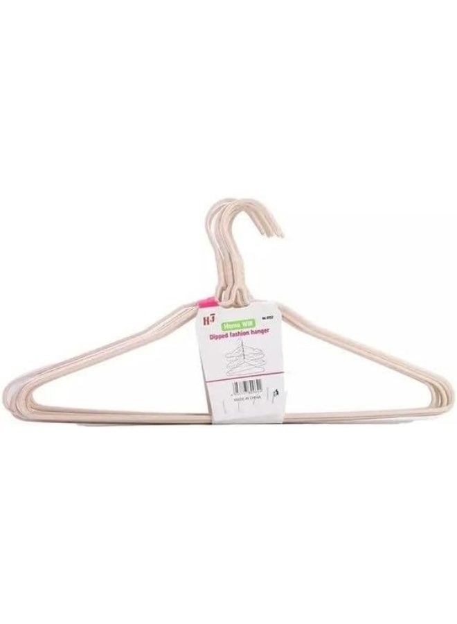 H.F Home Will Dipped Fashion Non-Slip Hangers - Cream