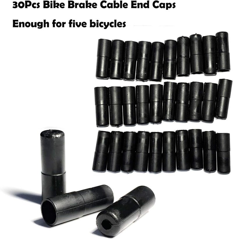 Farbetter Lined Bicycle Brake Cable Housing, 5mm x 50ft, Including 30 PCS Cable End Caps Kit, The Most Trusted DIY Set for SRAM/Shimano Mountain Bike Road Bike (50ft+10 Mountain Inner Wires) - Image 5