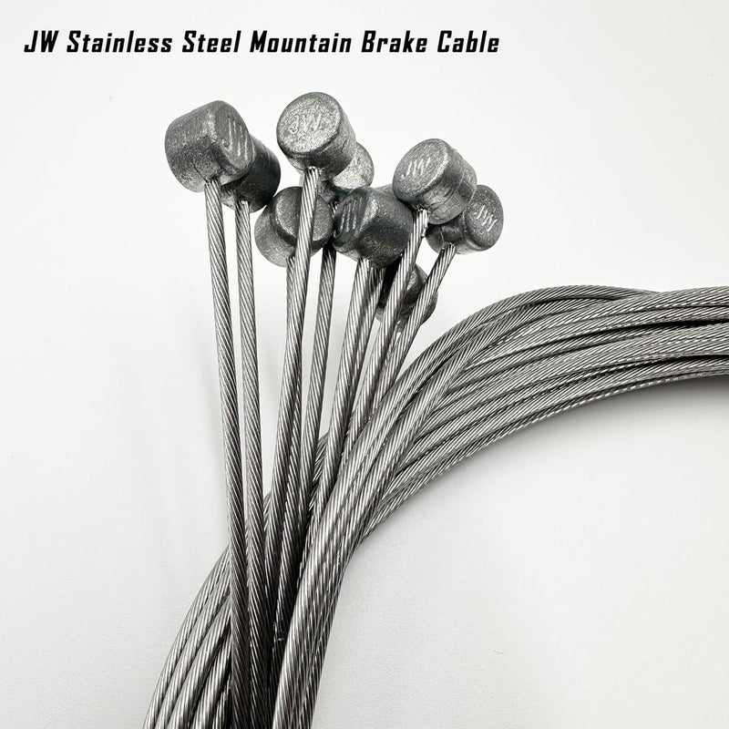 Farbetter Lined Bicycle Brake Cable Housing, 5mm x 50ft, Including 30 PCS Cable End Caps Kit, The Most Trusted DIY Set for SRAM/Shimano Mountain Bike Road Bike (50ft+10 Mountain Inner Wires) - Image 3