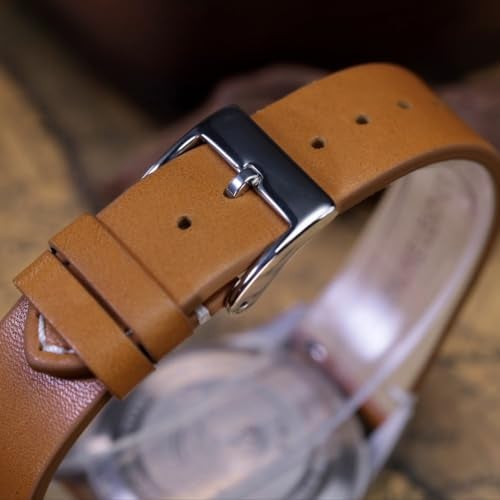 ADDIESDIVE Automatic Watch for Men 39MM 200M NH35 Movement Synthetic Sapphire Mirror Analog Brown Leather Watch for Men - Image 5