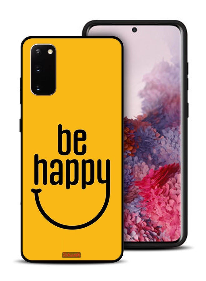 Tolwak Samsung Galaxy S20 5G Protective Case Cover Be Happy - Image 1