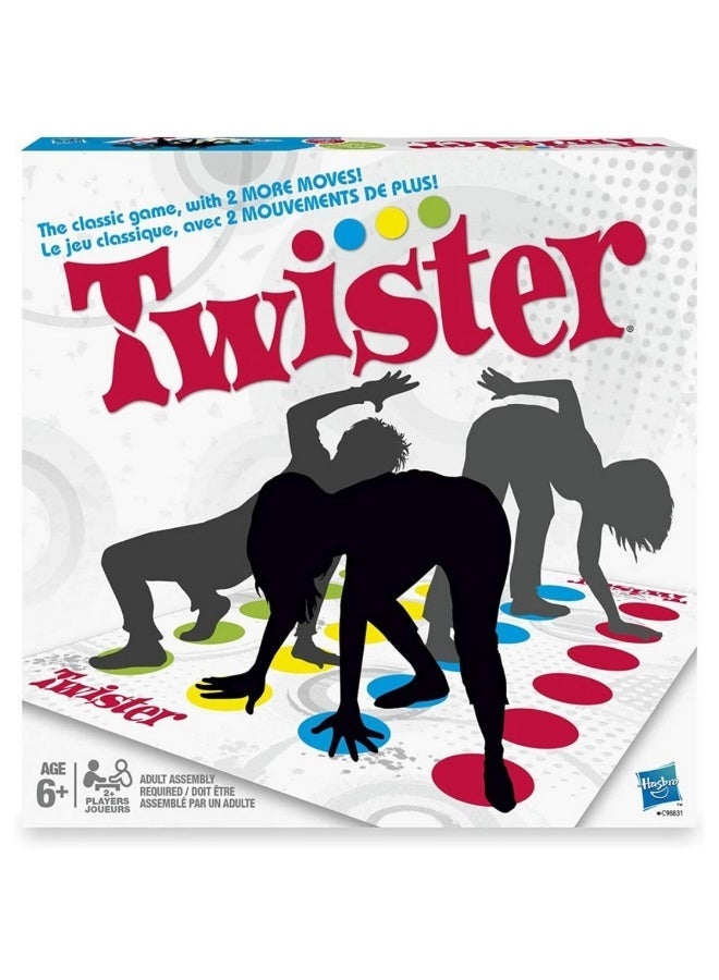 Hasbro Games Twister Board Game – Classic Family Party Game with Color Spots & Spinner (Ages 5–7) - Image 1
