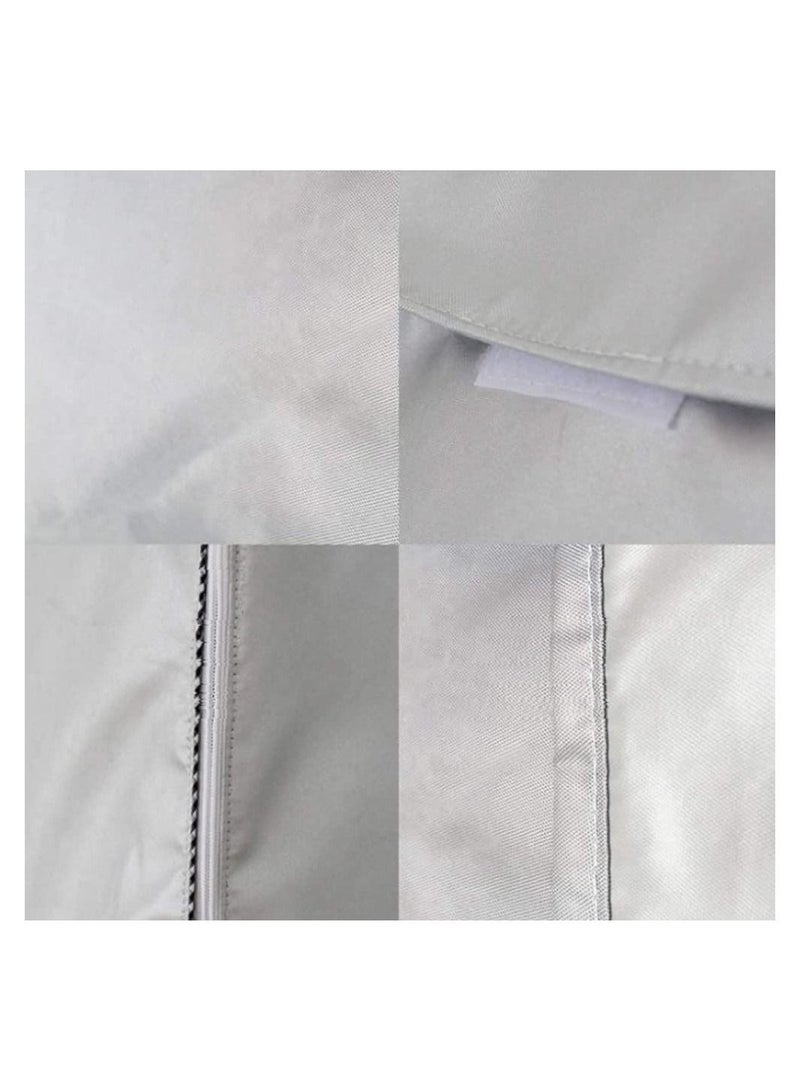 MIXDE Washing Machine Cover Washer Dryer Dustproof Waterproof Protection Case Cover Sunscreen with Zipper fo Washer Protection - Image 5
