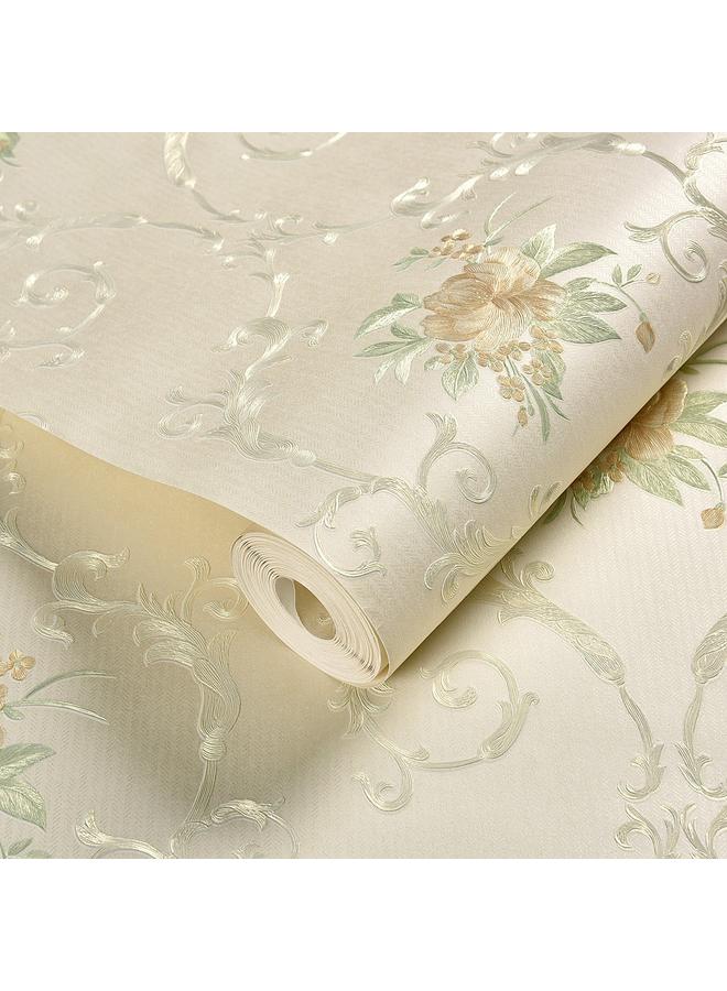 Bluejw American Retro Self-Sticker Wallpaper Self-adhesive Bedroom Room Warm TV Background Wall Self-Sticker Wallpaper 3D Wall Sticker - Image 1